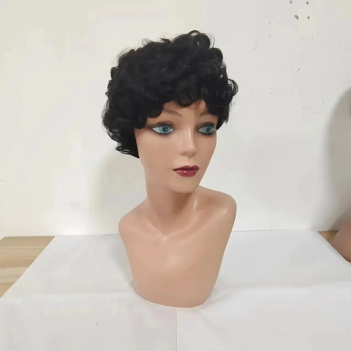Pixie Cut Wig Full Machine Made Human Hair-wig-Bennys Beauty World