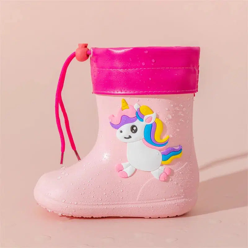 Cartoon Baby Boy Girl Rain Water Shoes Boot Covers-Shoes-Bennys Beauty World