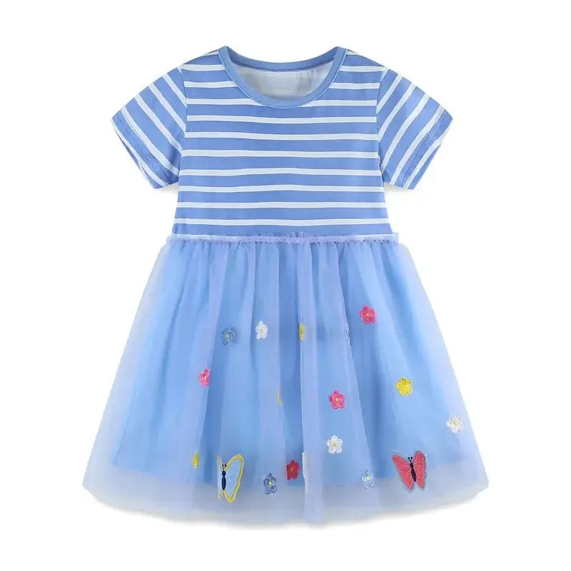 Jumping Meters 2-7T Summer Princess Girls Dresses-Dresses-Bennys Beauty World