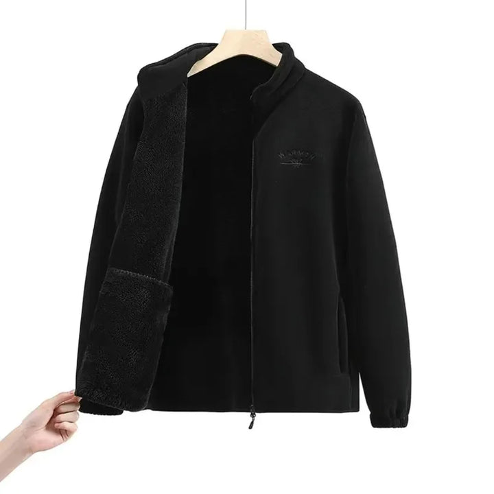 Women's Wool Liner Coat Winter Loose-Fit Full Sleeve  Coat