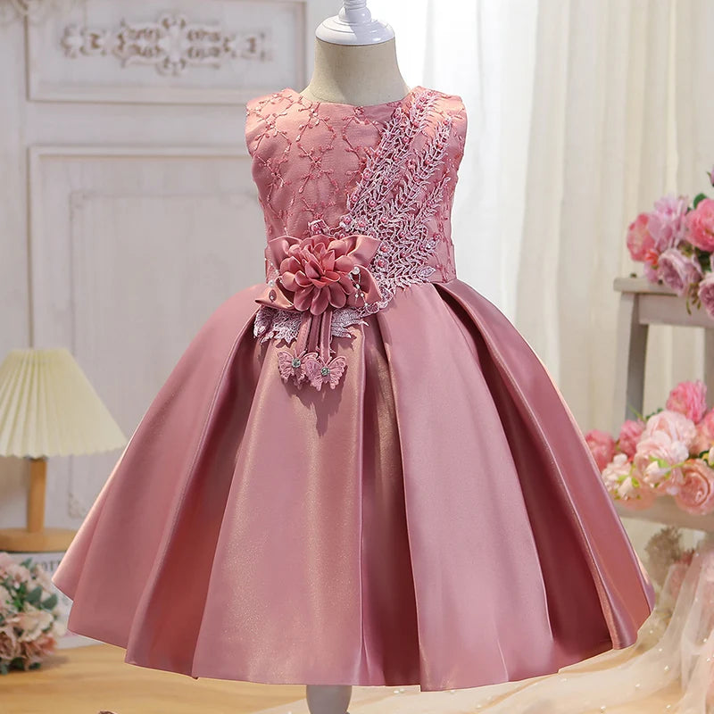 Flower Girls Party Dress Girl Princess Dress For Wedding Gowns