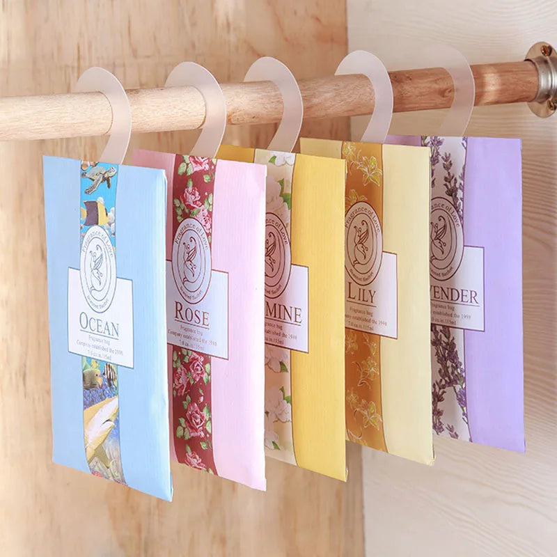 10Pcs Natural Smell Incense Wardrobe Sachet Bag