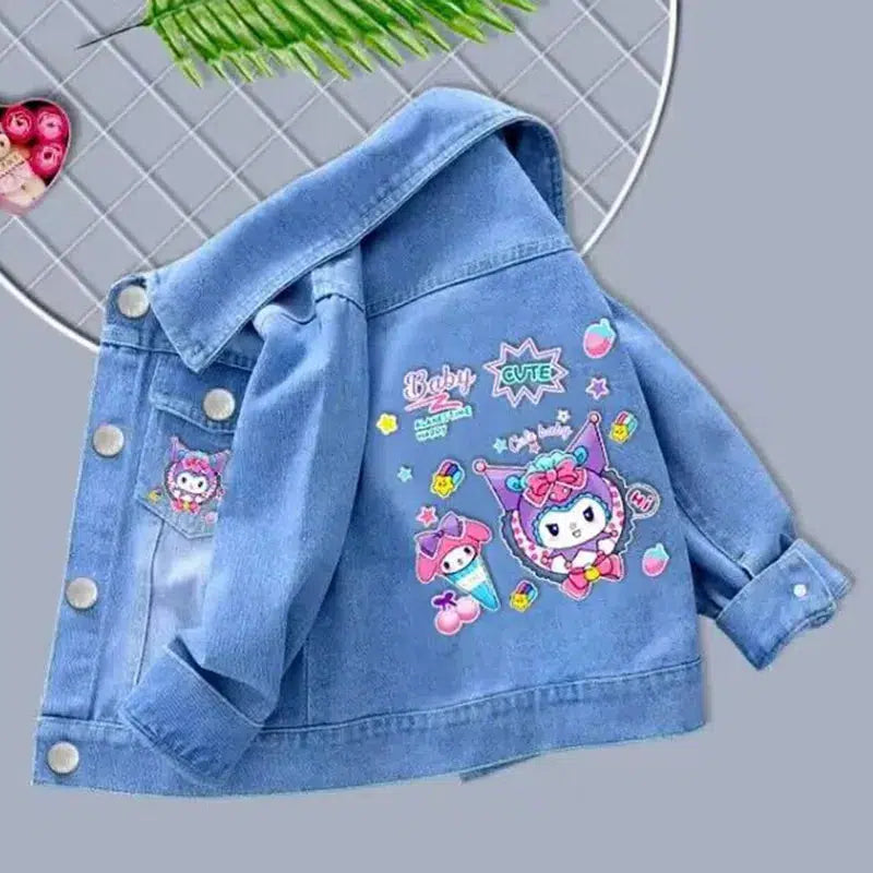 Cotton Baby Girls Denim Jacket-kids clothing-Bennys Beauty World