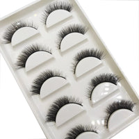 5 Pairs Eyelash Natural 3D Mink False Eyelashes Extension