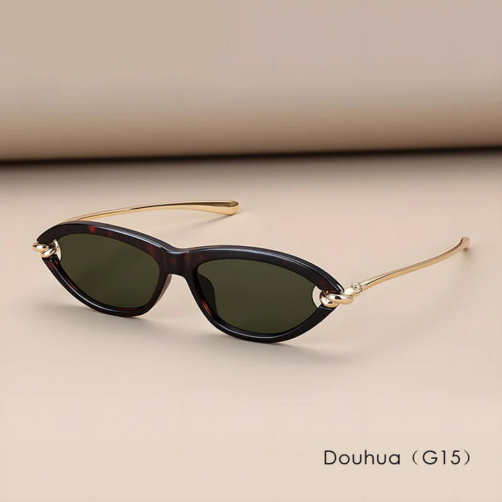 PLAZA DE TORS Cat Eye Sunglasses – UV400 &amp; Anti-Reflective Women&