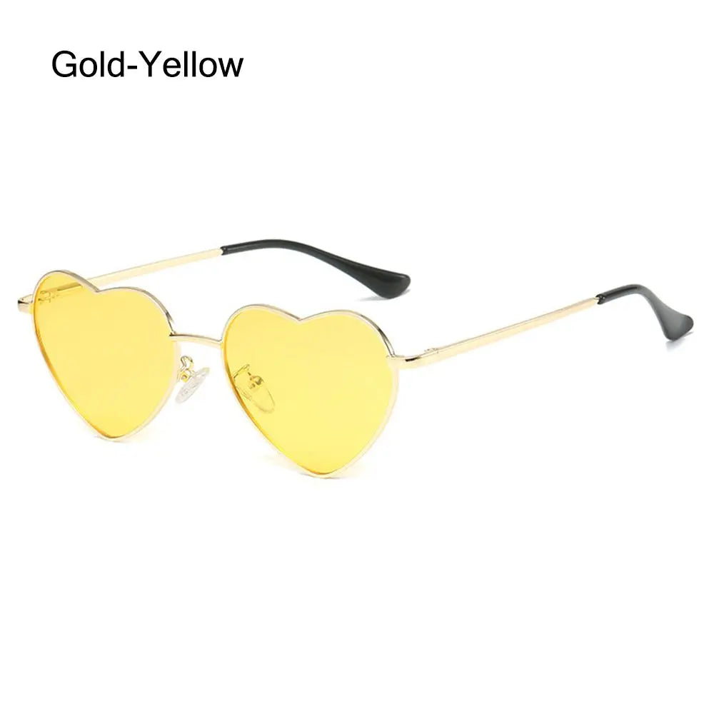 Heart-Shaped Sunglasses for Women | Polarized UV400 Metal Frame