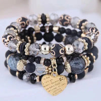 Boho Strand Bracelets For Women Crystal Beads Bracelets-bracelet-Bennys Beauty World