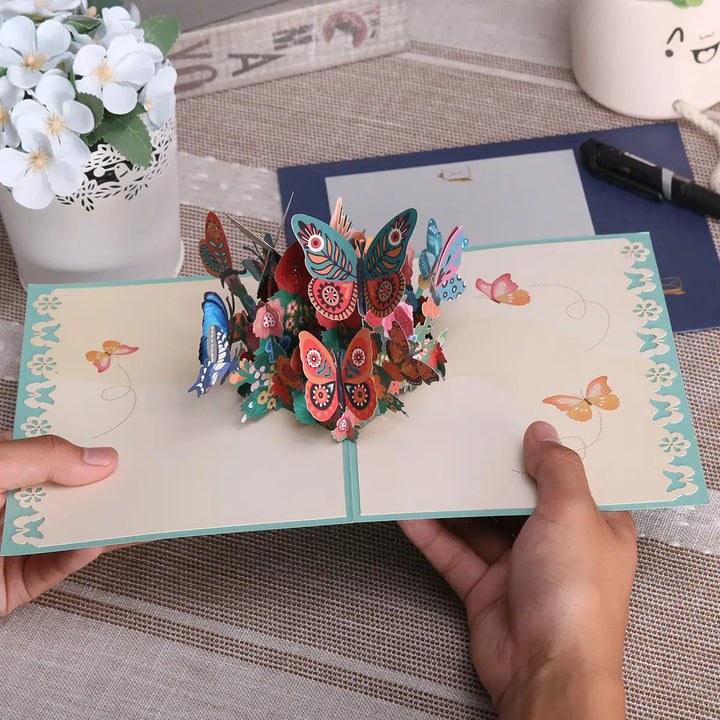 Various Butterfly Card for Mothers Day Sympathy Pop Up Greeting Cards Birthday Anniversary Wife Mom Gift-Arlik interiors