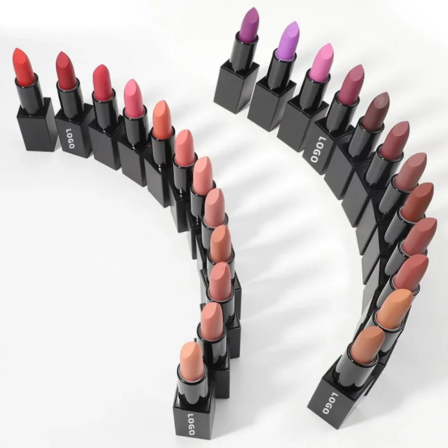 Custom 24 Colors Waterproof Matte Lipstick