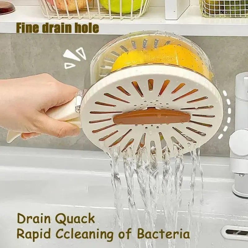 Kitchen Colander Storage Basket Multifunctional Bowl with Strainer-kitchen tools-Bennys Beauty World