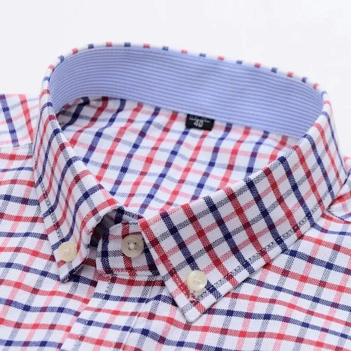 Summer  Cotton Oxford Shirt For Men