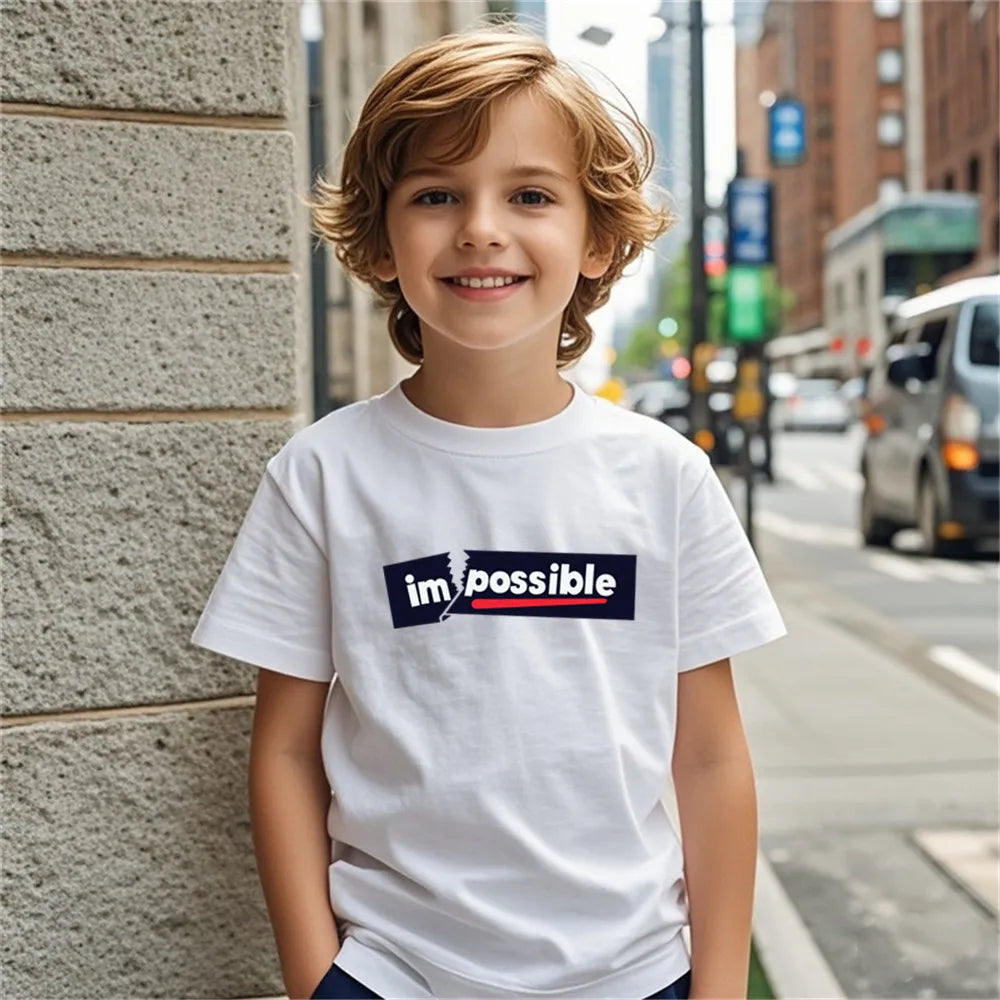 Kids Music Print T-Shirt | Short Sleeve DJ Tee