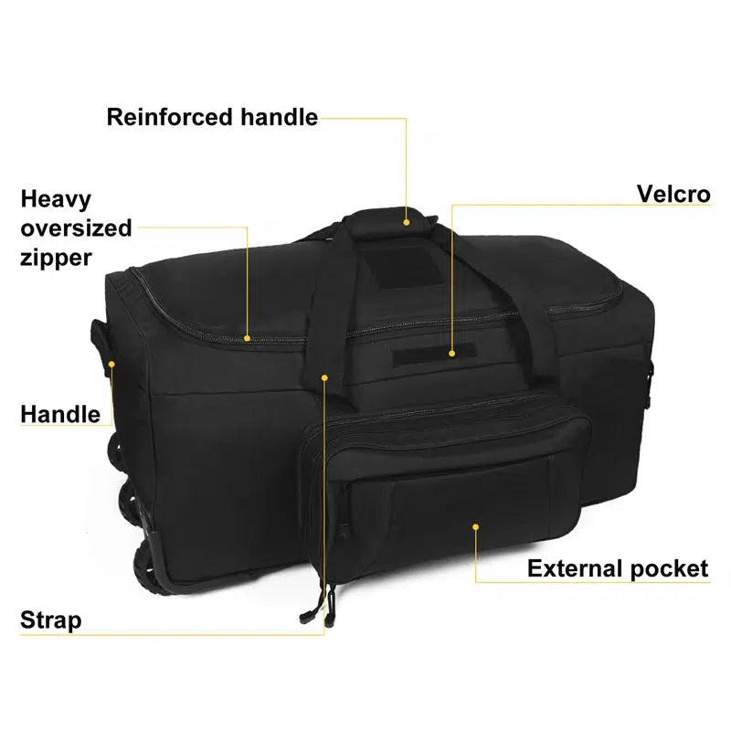 124L arge Capacity Military Tactical Duffel Bag-Bennys Beauty World