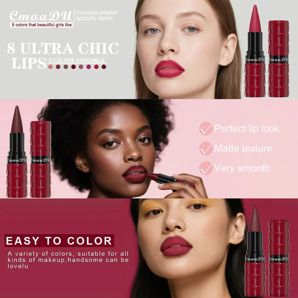 Velvet Matte Lipstick Pencil Waterproof