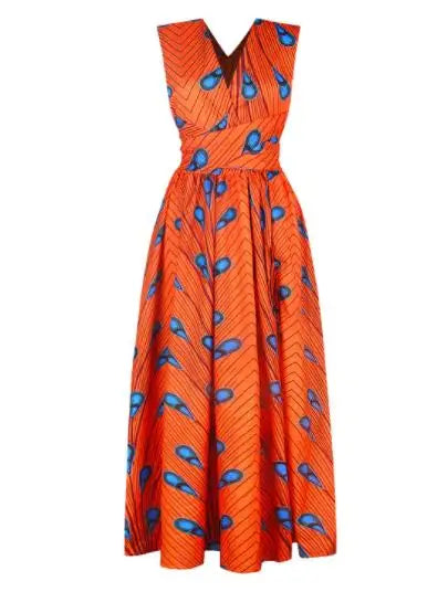 Fashion Elastic Maxi African Dresses for Women