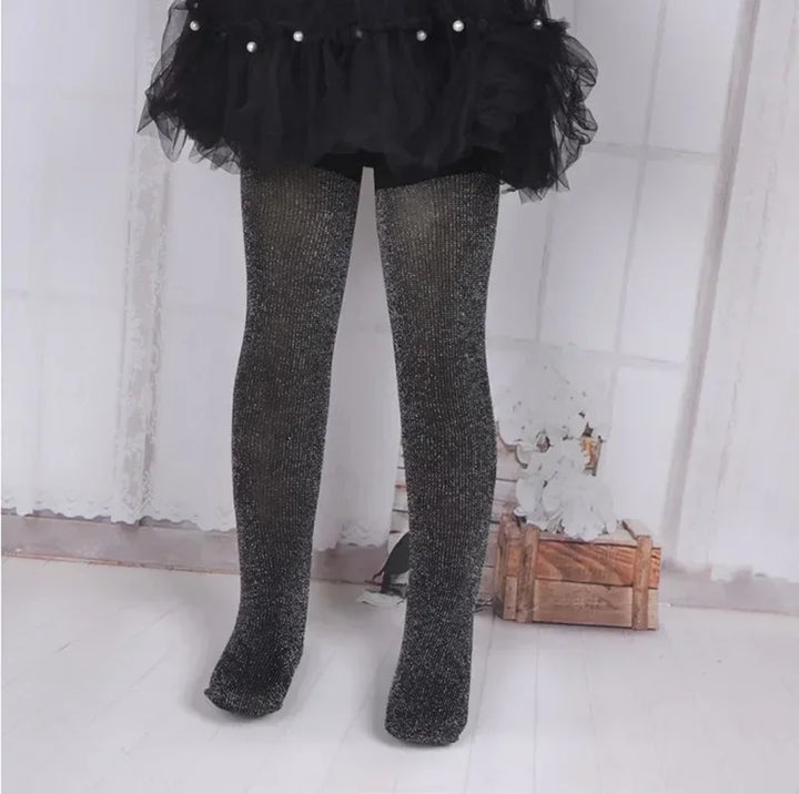 Girls Cotton Tights | Solid Colour Pantyhose | Ages 0–12