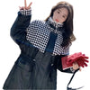 Women's Leather Coats Mid-length Jackets