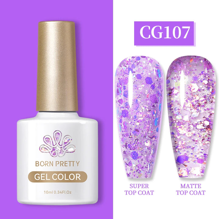 10ml Gel Nail Polish Gel 130 Colors Semi Permanent Solid Nail Gel
