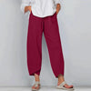 Women's Cotton Linen Baggy Casual Ladies Summer Harem Pants-pants-Bennys Beauty World
