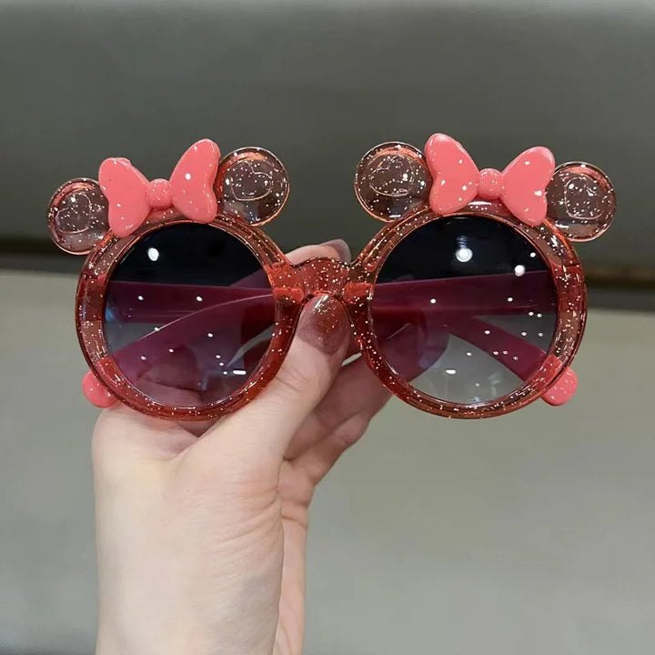 Winful Crystal Bow Sunglasses for Girls – UV400 Kids Eyewear