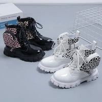 Fashion Ankle Boots British Style Princess Shoes Leather Short Boots-Shoes-Bennys Beauty World