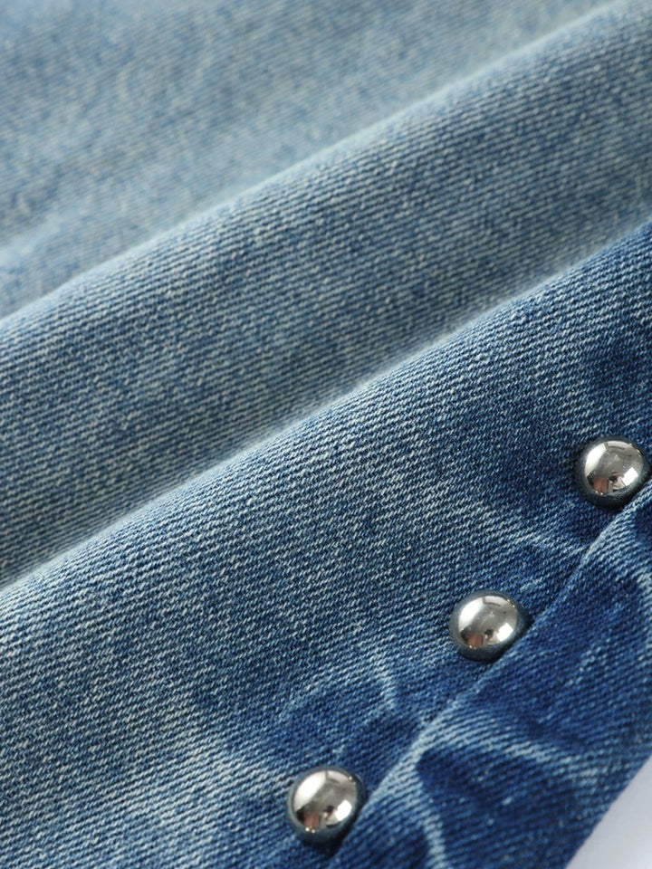 Beaded Women's Denim Jean Pants