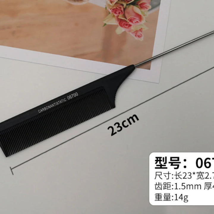 Professional Hair Tail Combs Stainless Steel