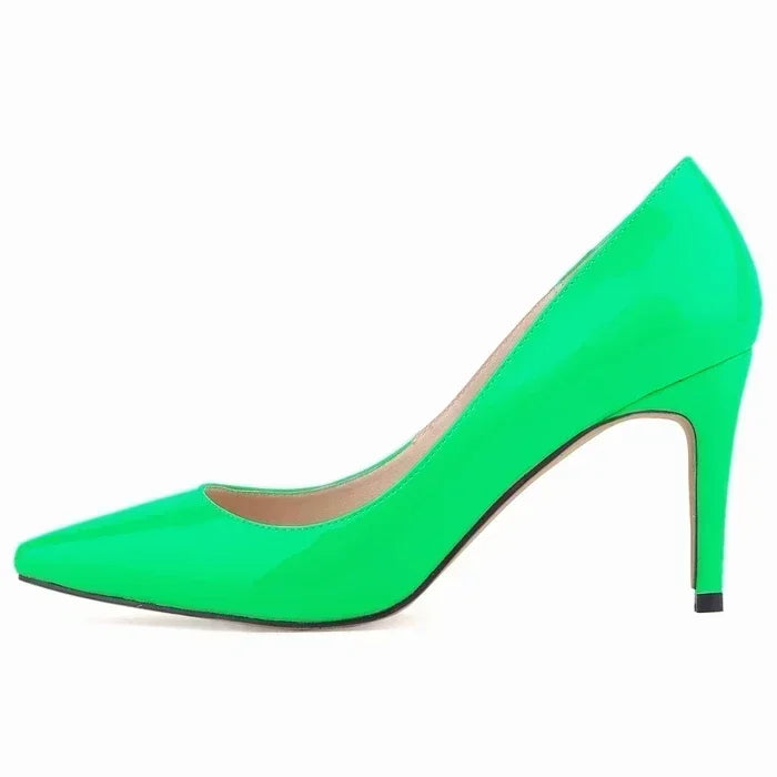Large Size Women Pumps Classic Pointed Toe High Heels