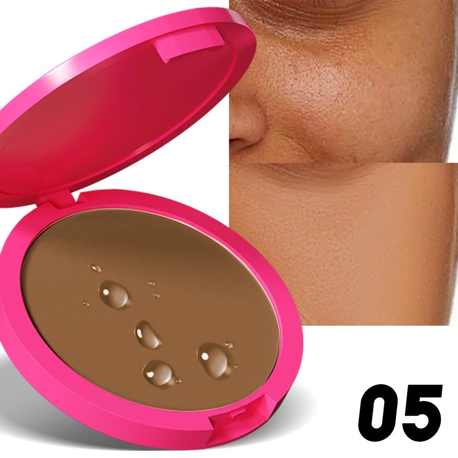 Natural Matte Pressed Powder Oil Control Brightening