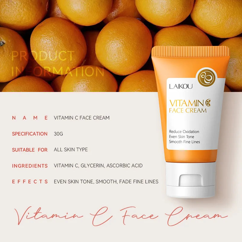 Vitamin C Face Cream Moisturizing Nourishing Japan Sakura Creams