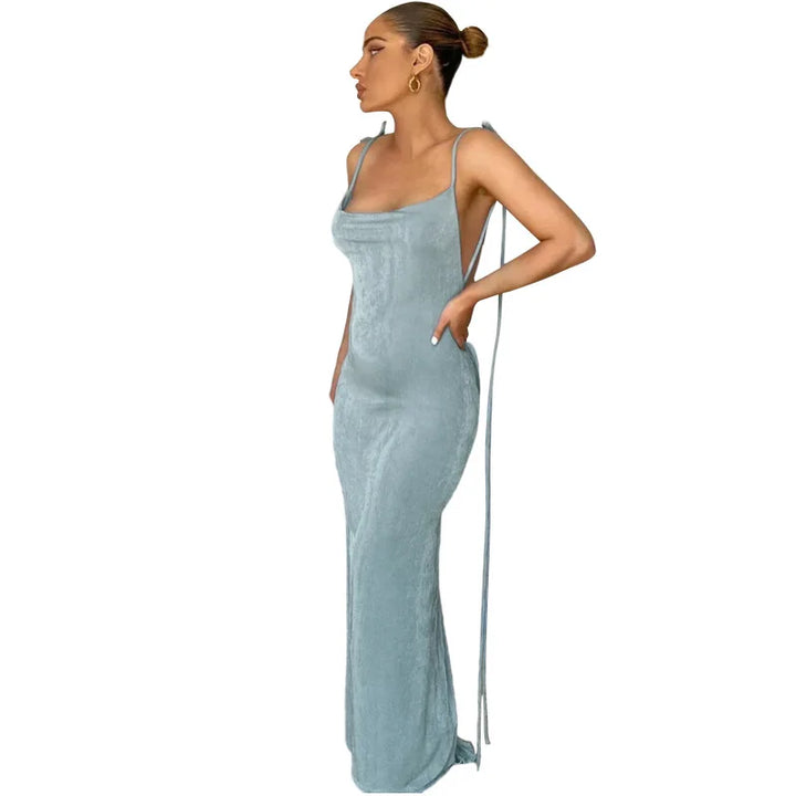 Women's Summer Fashion Backless Dress