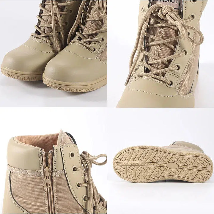 Kids Military Boots Training Outdoor Tactical Boots-Bennys Beauty World