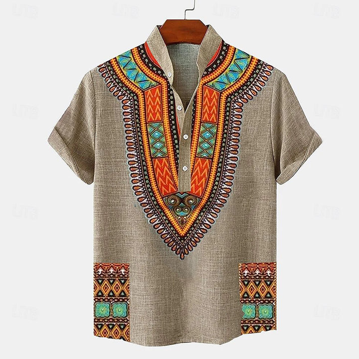Men's Shirt Linen Men's Tops-Bennys Beauty World