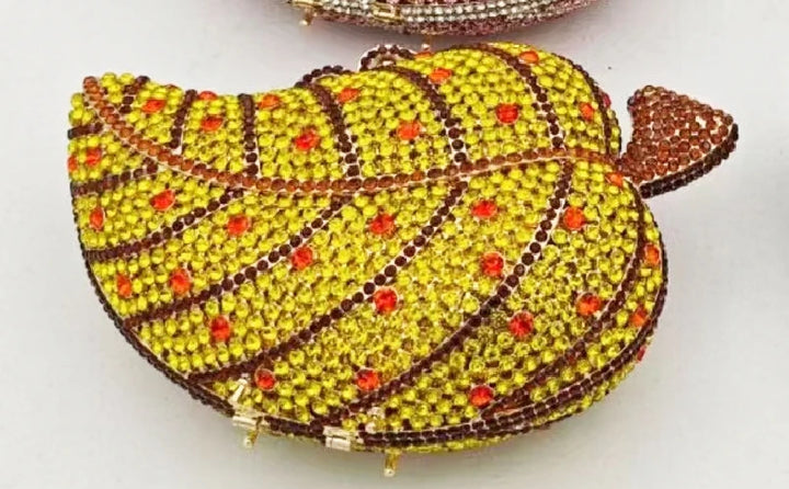 Crystal Diamond Evening Clutch Bag