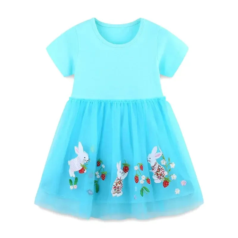 Jumping Meters 2-7T Summer Princess Girls Dresses-Dresses-Bennys Beauty World