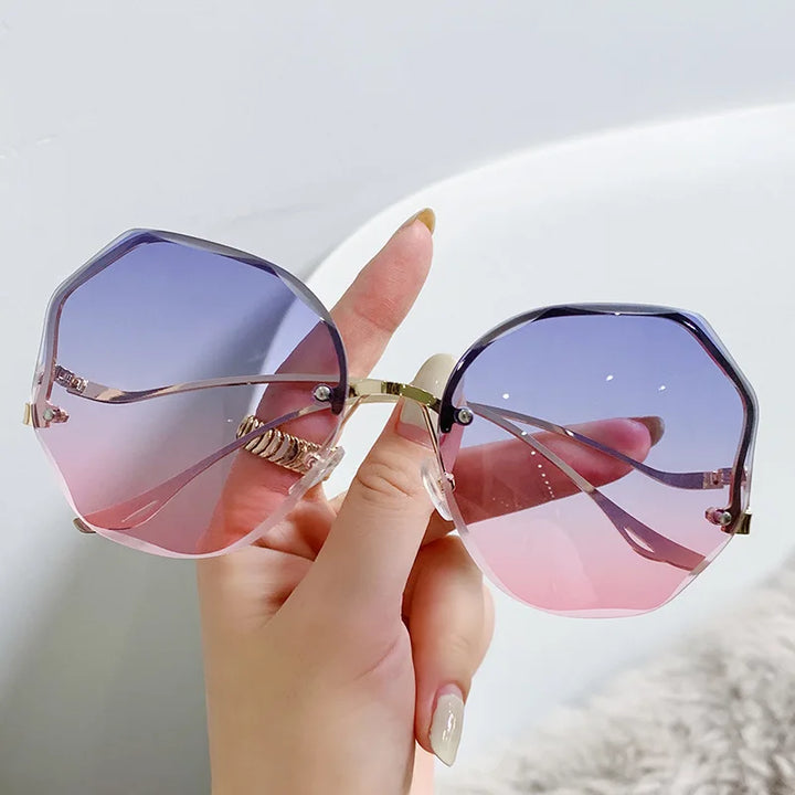 Higodoy Oversized Gradient Sunglasses | UV400 Frameless