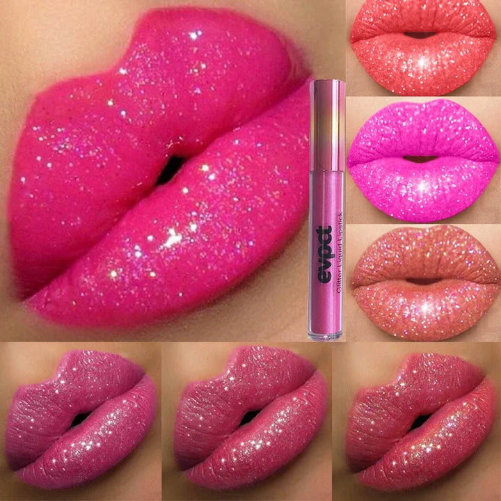 15 Colors Sexy Shimmer Diamond Glitter Matte Lip Gloss