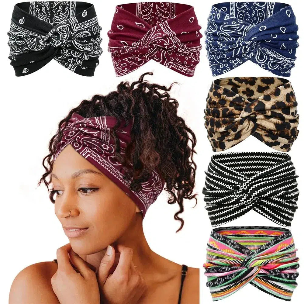 Twisted Wide Headbands for Women-hair accessories-Bennys Beauty World