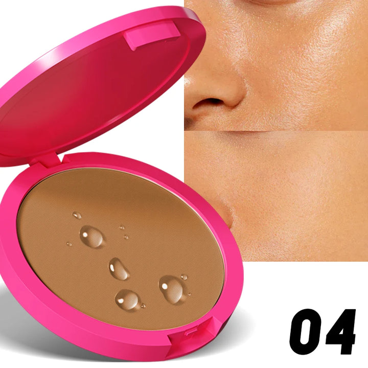 Natural Matte Pressed Powder Oil Control Brightening