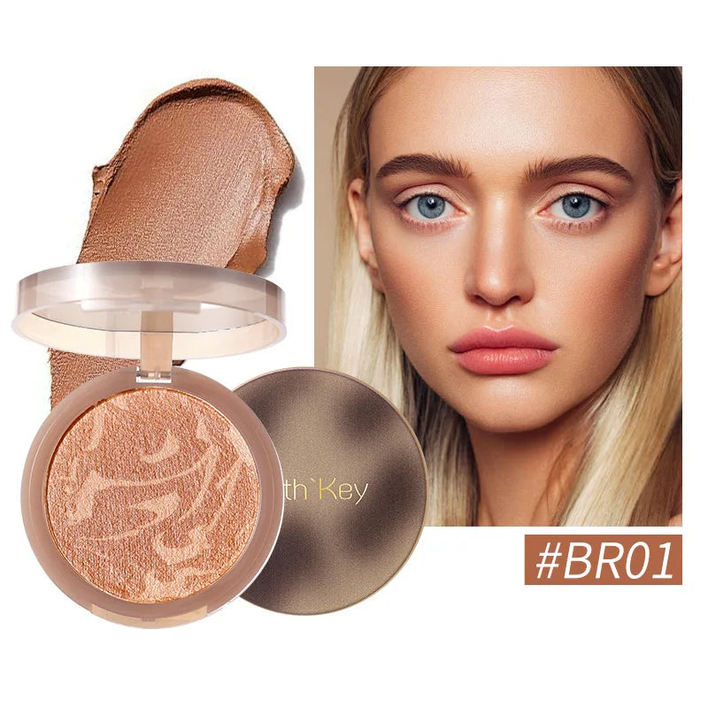 Matte Cement Brown Facial Contouring 3D Makeup