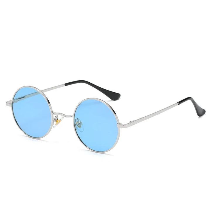 Retro Round Polarized Sunglasses | UV400 Metal Frame Unisex