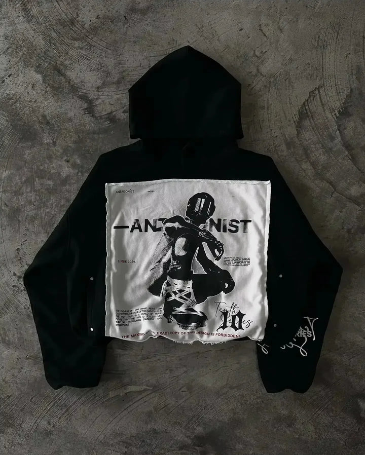 American Gothic Sexy Hollow Mesh Hoodie Y2K Clothes Womens Fashion Translucent Pullover Sweatshirt Casual Long Sleeves Jacket