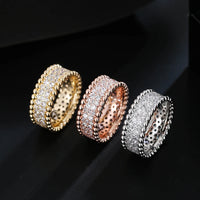 Ladies  Zircon Ring Fashion Index Finger Ring Wedding Ring Party Gift