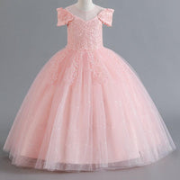 New Sequined First Communion Dresses For Girls Princess Costume Dress-Dress-Bennys Beauty World