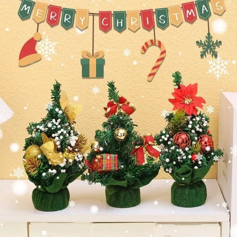 Mini Christmas Tree Home Office Desktop Decorations