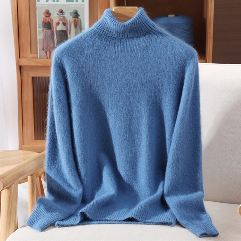 Women’s Cashmere High-Lapel Sweater