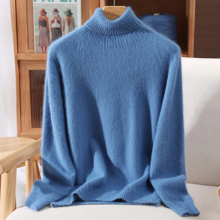 Women’s Cashmere High-Lapel Sweater