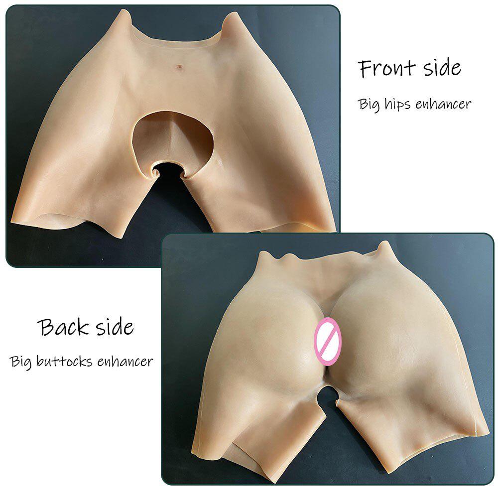 BIG Silicone Butt Pads buttock Enhancer body Shaper Brief Panty