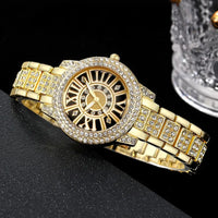 2pcs Luxury Quartz Wristwatches Simple Bracelet Women Leisure Casual Set-Watches-Bennys Beauty World