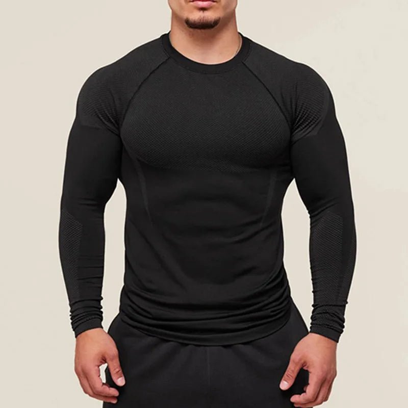 Men's Ice Silk Quick - Dry Compression T-Shirt | Breathable Fitness Top - Bennys Beauty World